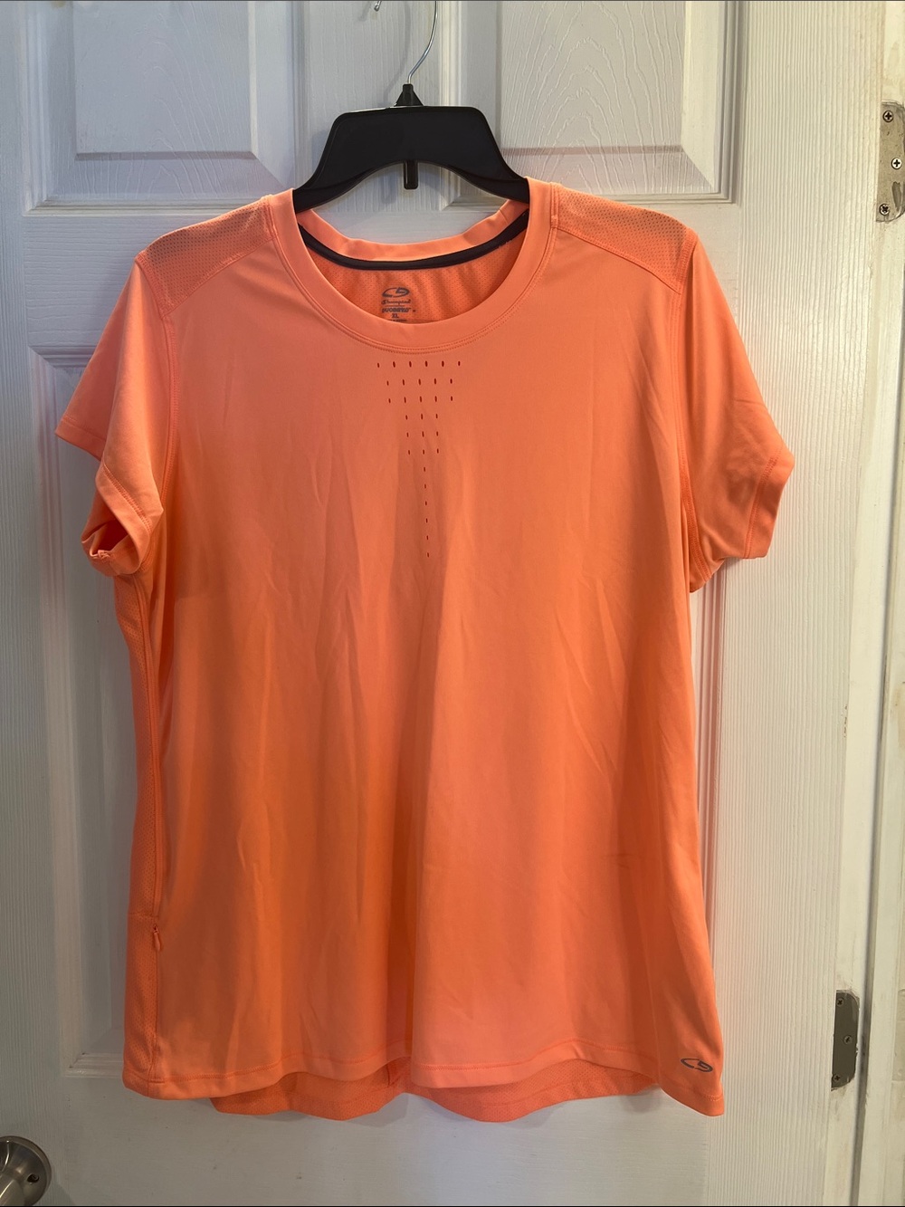 Champion Women's Orange Performance Short Sleeve Tee
